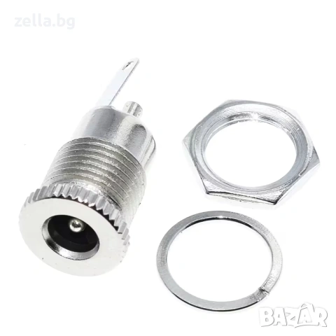 Комплект 5 броя DC захранващи букси 12V 5.5x2.1mm женски конектор – за камери LED ленти рутери 10475, снимка 12 - Друга електроника - 54706330