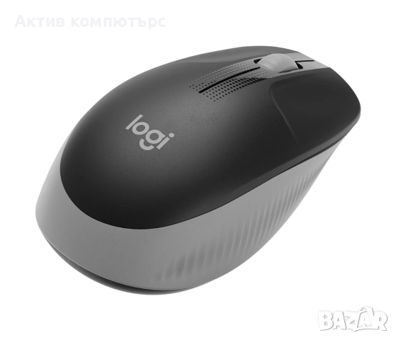 Мишка Logitech M190 Wireless GREY, снимка 2 - Клавиатури и мишки - 54977472