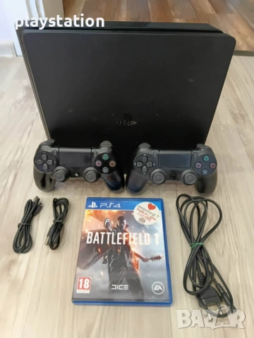 PlayStation 4 Slim 1TB + 2 джойстика + Бонус игри | Софтуер 8.00, снимка 3 - PlayStation конзоли - 52247661