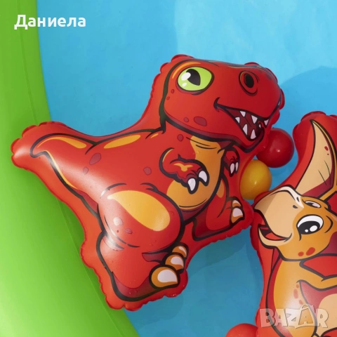 Водна площадка Bestway Jurassic 53160 – Детски мини аквапарк с пързалка и пръскачки, снимка 12 - Други стоки за дома - 54300452