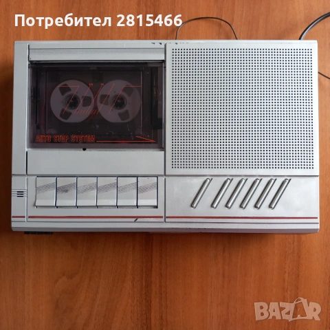 Радио касетофон с часовник и будилник, снимка 2 - Радиокасетофони, транзистори - 46880545