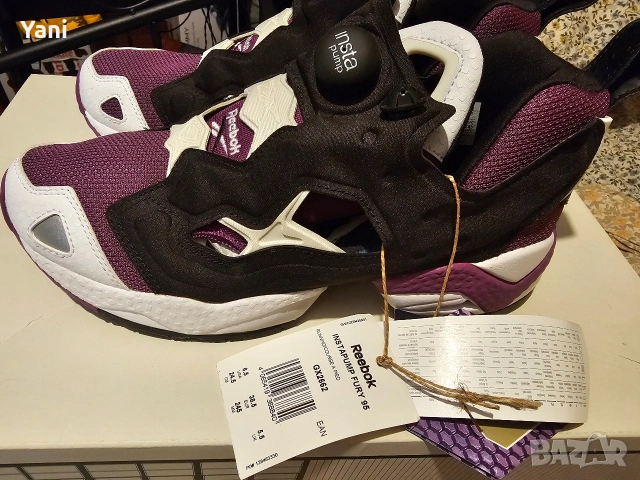 Reebok Instapump Fury 95 EU 39 , стелка 24.5 , снимка 2 - Маратонки - 55215112