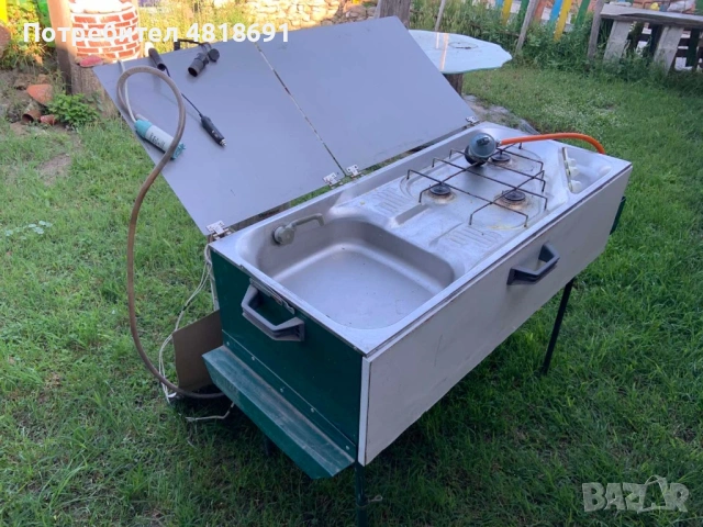 Комбинирана мивка с газови котлони, снимка 3 - Котлони - 54954077