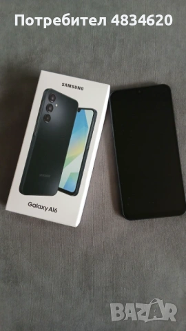 Смартфон GSM SAMSUNG GALAXY A16 BLACK , 128 GB, 