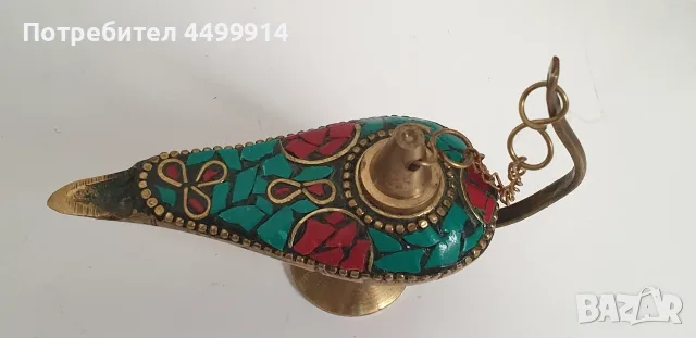Декоративна лампа на Аладин, снимка 2 - Други ценни предмети - 55450717