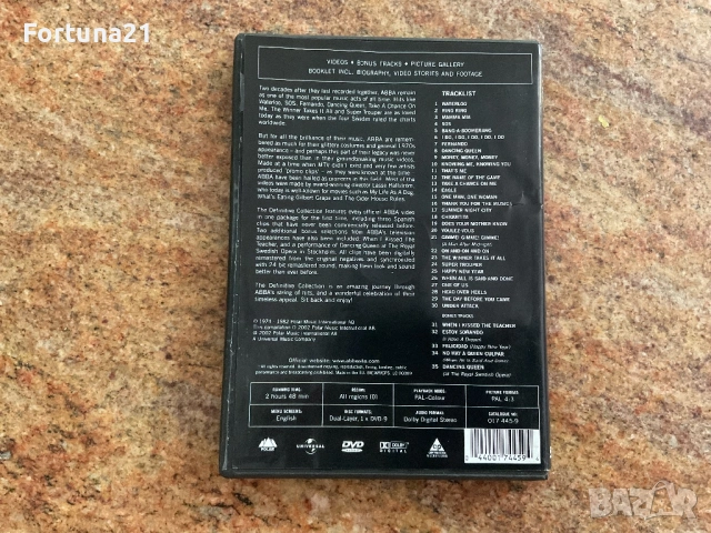 ABBA The Definitive Collection DVD, снимка 2 - CD дискове - 54102412