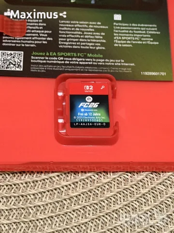 EA SPORTS FC 26 за Nintendo Switch 2 – оригинална кутия и Game-Key Card, снимка 2 - Игри за Nintendo - 55481098