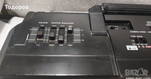 Sharp WQ-T238 стерео двукасетъчен радиокасетофон , снимка 4 - Радиокасетофони, транзистори - 54476724