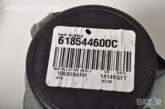 Заден десен предпазен колан за Nissan Leaf (2012) 618544600C OEM , снимка 4 - Части - 54888876