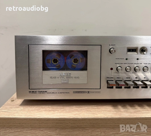 🔈ТОП Триглав дек AKAI GXC-740D - ПРОФИЛАКТИРАН🔈, снимка 2 - Декове - 55290005
