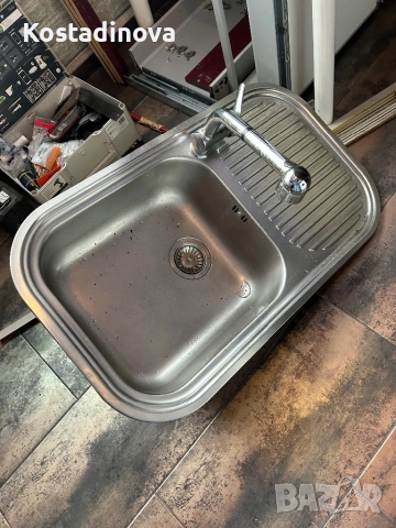 продавам кухненска мивка със смесител, снимка 5 - Мивки - 54319489