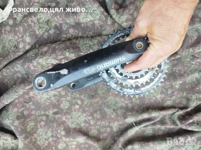 Курбел със средно движение за велосипед колело Shimano fc m 470, снимка 2 - Части за велосипеди - 50099558