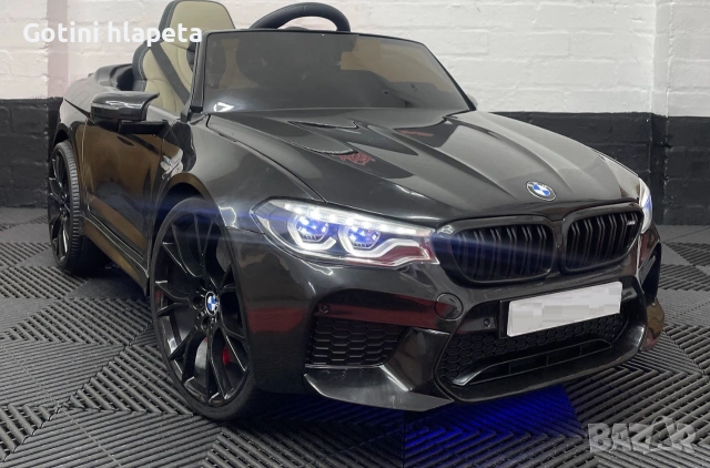 Aкумулаторна кола Bmw M5 Premium 24V/7Ah,500W Drift функция, снимка 4 - Детски велосипеди, триколки и коли - 37299413