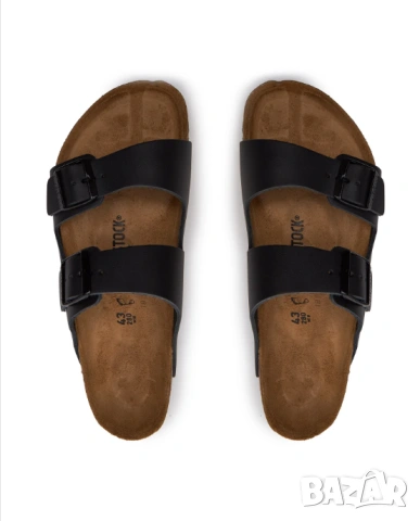 чехли / сандали Birkenstock Arizona Natural Leather номер 45 , снимка 6 - Мъжки чехли - 54693568