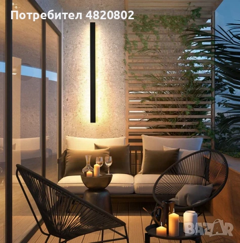 Luminara™ – архитектурна LED стенна лампа, снимка 2 - Лампи за стена - 54563410