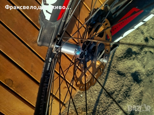 27.5 цола карбон велосипед колело Stevens ,2 по 11 скорости Shimano deore xt размер ес, снимка 6 - Велосипеди - 55246484
