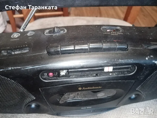 Радио касетофон работи си на радио , снимка 3 - Радиокасетофони, транзистори - 55598490