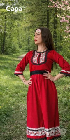стилни дамски рокли с народни мотиви , снимка 12 - Рокли - 55374380
