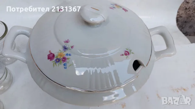 супник,изида,коста йорданов,порцеланов сервиз,чаши, снимка 4 - Други стоки за дома - 55661861