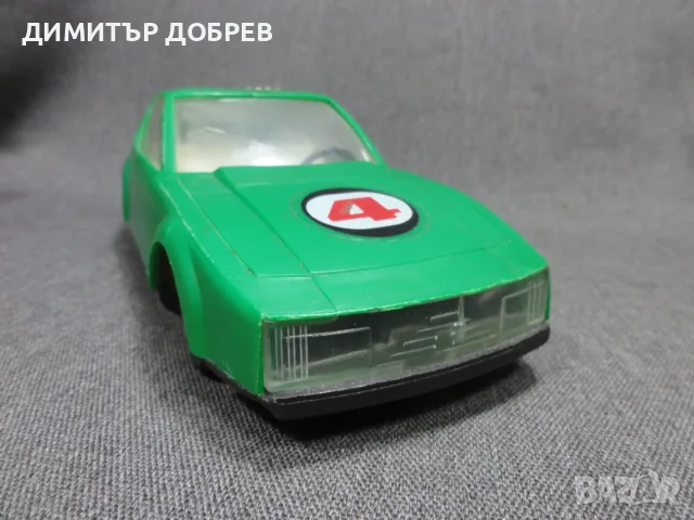 СТАРА РЕТРО СОЦ НРБ ПЛАСТМАСОВА ИГРАЧКА КОЛИЧКА ALFA ROMEO ZAGATO ЕМИ СИЛИСТРА, снимка 5 - Колекции - 55531120