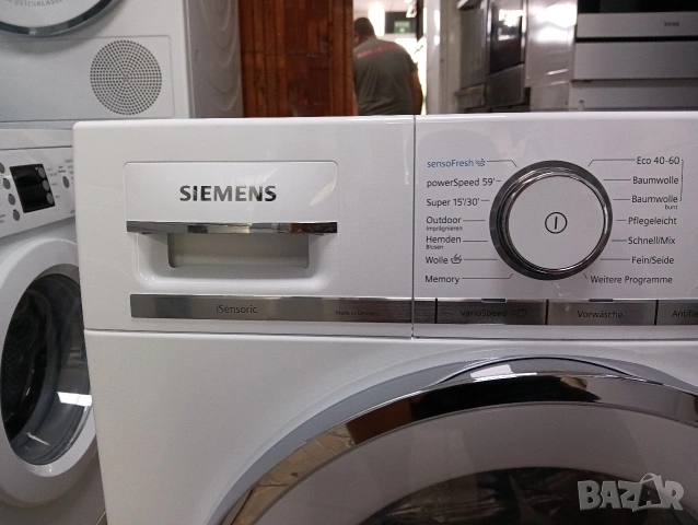 Пералня Сименс Siemens IQ 800 EXTRA KLASSE 10 кг А+++ Made in Germany 2 години Гаранция!, снимка 5 - Перални - 54747070