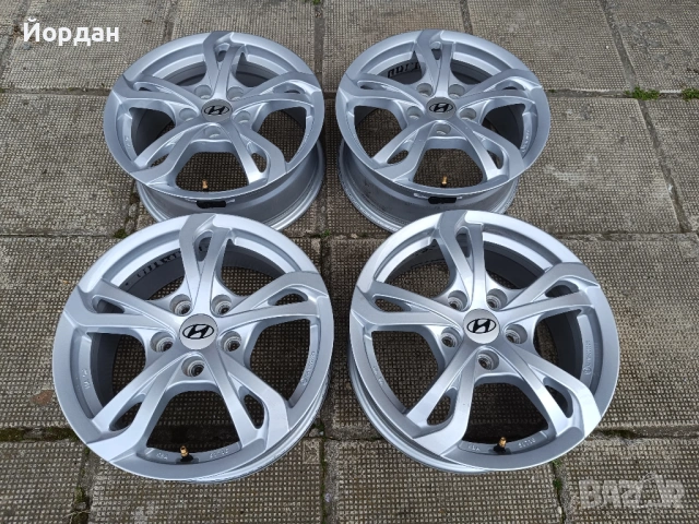 Алуминиеви джанти 16 ' цола 5x114,3 Хюндай / HYUNDAI 6,5J ET45 + датчици за налягане, снимка 2 - Гуми и джанти - 54182877