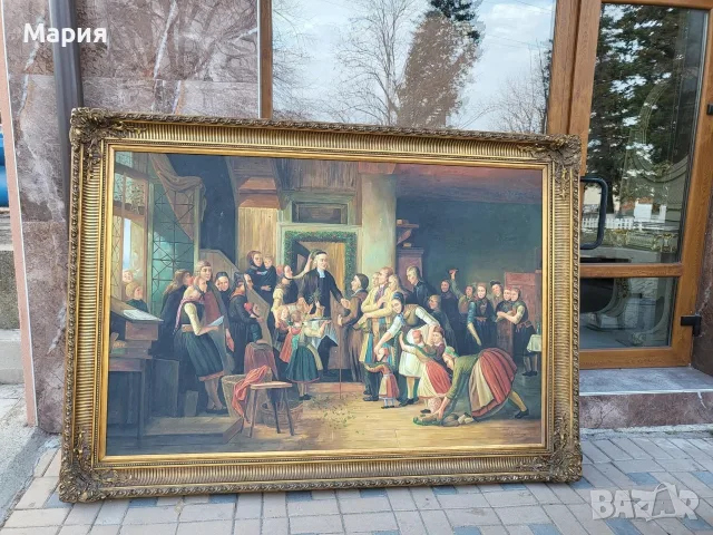 Огромна италианска картина , снимка 2 - Картини - 55535925