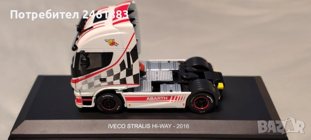 1/43 Hachette (IXO) метален колекционерски камион Iveco Stralis 2016, снимка 2 - Колекции - 54332321