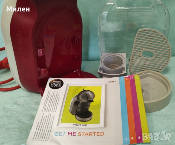 Кафемашина с гаранция 1 година NESCAFÉ® Dolce Gusto Krups Mini me.G/R, снимка 4 - Кафемашини - 55180702