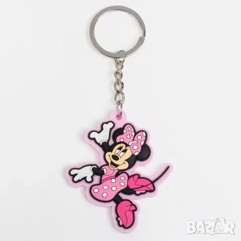 Ключодържател Minnie розов метал PVC 6 см за момичета_1259569