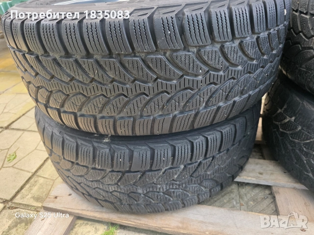 Лети джанти 16ки 5х112 Mercedes + зимни гуми 205/55/16 Bridgestone, снимка 12 - Гуми и джанти - 54856187