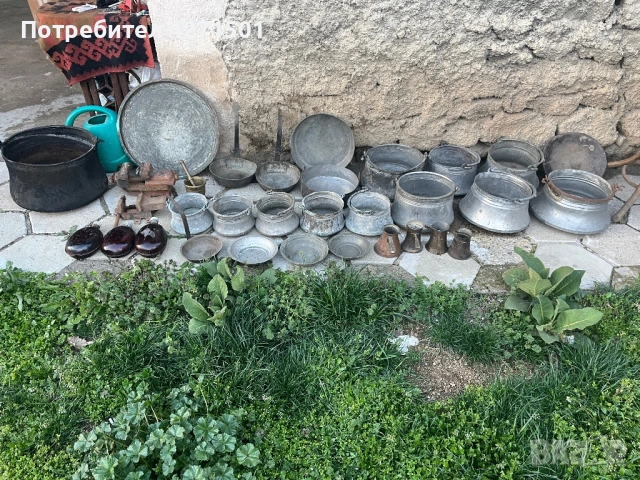 Стари медни автентични посуди, снимка 6 - Колекции - 54093240