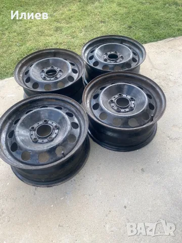 Оригинални стоманени джанти BMW E46, снимка 2 - Гуми и джанти - 51925478
