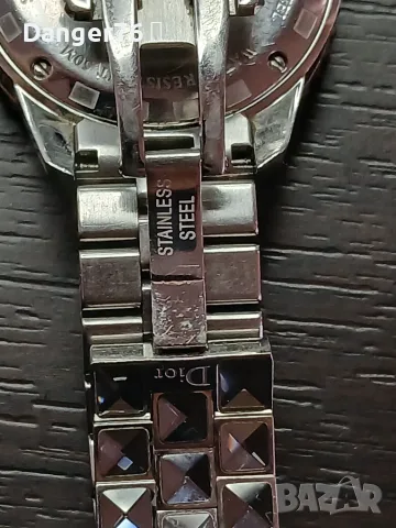 Луксозен часовник с диаманти и сапфири Dior  Christal, снимка 7 - Дамски - 55353806