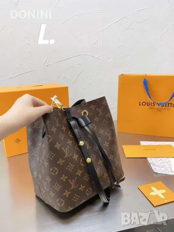 Дамска чанта Louis Vuitton NeoNoe, кожа, снимка 7 - Чанти - 55465684
