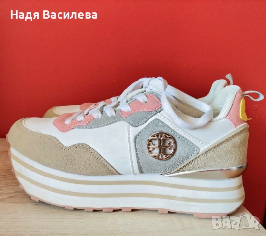 Маратонки с платформа 