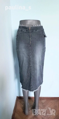 Три броя / Маркова дънкова пола "MNG / Mango", "Camaieu" и "Denim & Co" / XS / M , снимка 17 - Поли - 54792137