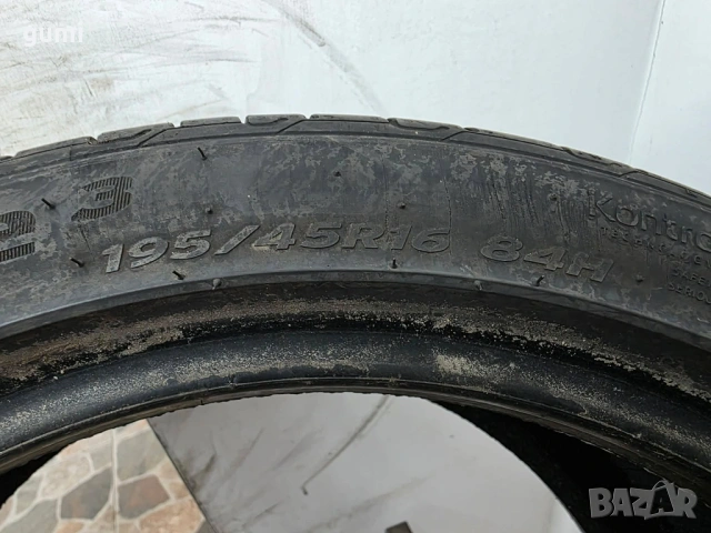 2бр летни гуми 195/45/16 HANKOOK L05903 , снимка 4 - Гуми и джанти - 54853635