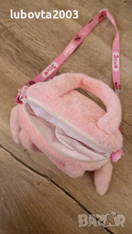 Нова плюшена играчка Стич розова чанта, снимка 2 - Плюшени играчки - 55610428