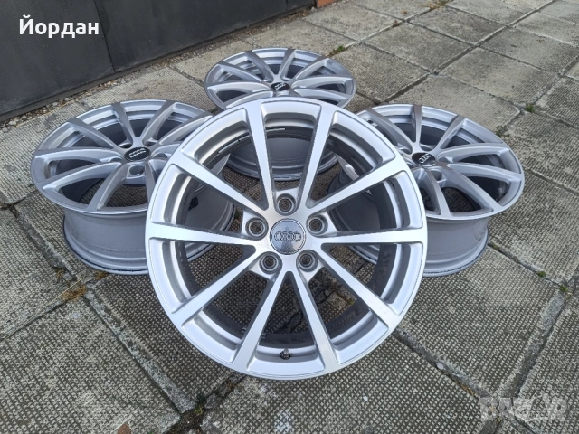 ОРИГИНАЛНИ джанти 17 ' цола 5x112 AUDI / АУДИ А4 А6 VW SKODA ET36, снимка 2 - Гуми и джанти - 54485957
