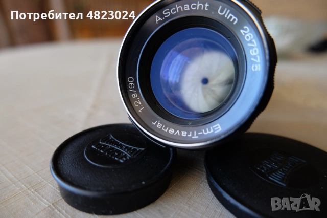 A.Schacht Ulm Travenar R 90mm f2.8 Lens. M42 Mount , снимка 2 - Обективи и филтри - 54552836