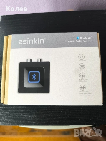 Bluetooth аудио адаптер Esinkin, снимка 7 - Други - 55190432