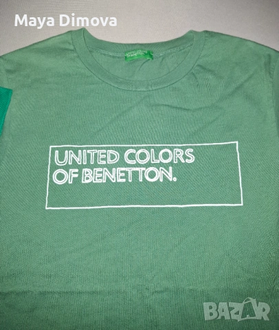 Тениски Benetton 2бр. 160см., снимка 4 - Детски тениски и потници - 54063148