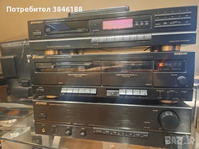 Sansui AU-X117,CD-270 ,Sansui D-X119W,RS-S 101, снимка 2 - Аудиосистеми - 55601741
