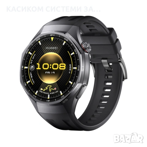 Huawei Watch GT6 Pro Pro Black ATM-B29F Black Fluoroelastomer Strap 46 MM, GPS, ПУЛСОМЕР, SPO2