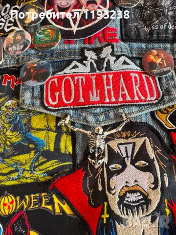 Battle Jacket(хеви метъл),Heavy metal елек(нашивки,значки), снимка 13 - Якета - 55015296