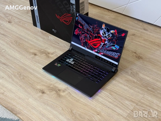 15.6’FHD IPS 300Hz/Ryzen 7-6800H/Nvidia RTX 3060 6GB/Asus ROG Strix/16GB DDR5/1TB SSD, снимка 2 - Лаптопи за игри - 54915746