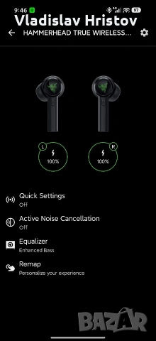 Razer Hammerhead TWS Pro, снимка 7 - Bluetooth слушалки - 55151424