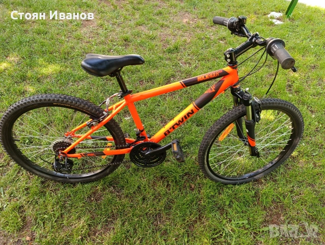 Детски велосипед B'TWIN Rockrider 500 24 цола с 18 скорости, снимка 3 - Велосипеди - 54836612