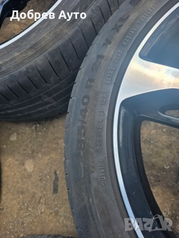 Лети джанти 21" с летни гуми за Audi SQ7 4.0TDI  , снимка 4 - Гуми и джанти - 54425236